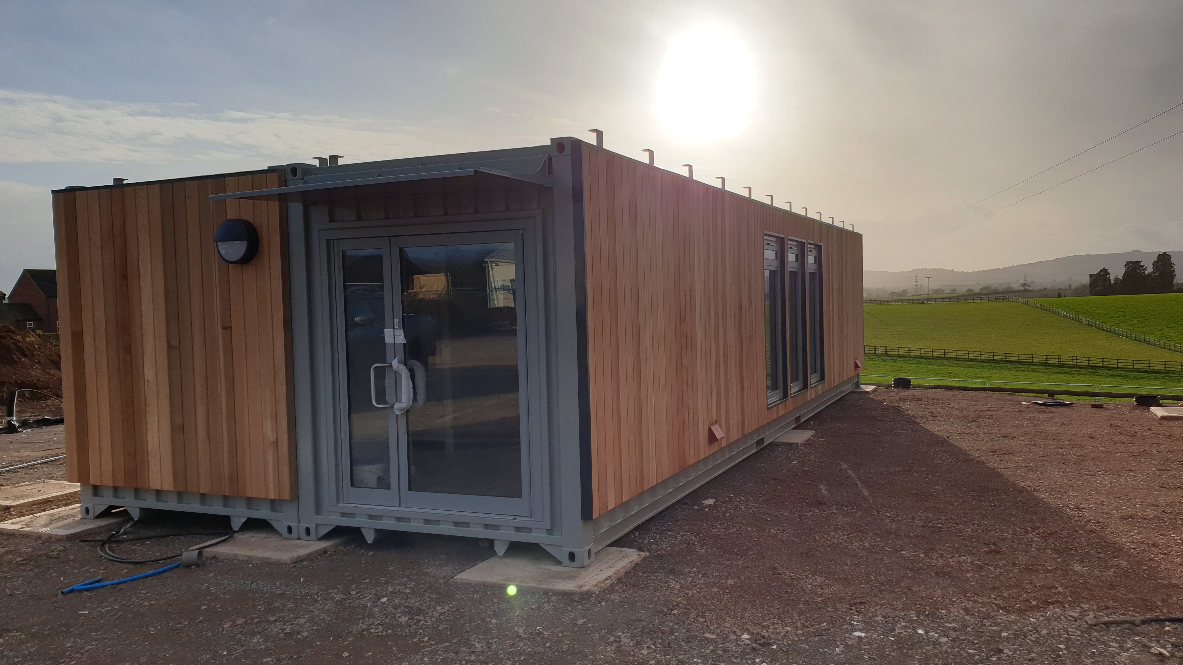 New ‘Tech Box Park’ units arrive at Hartpury’s commercial Home Farm