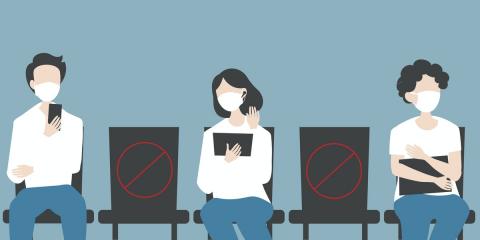Social distancing at work