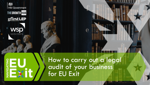 How to carry out a legal audit of your business for EU Exit