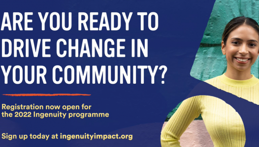 Registration for the 2022 Ingenuity programme is now live!